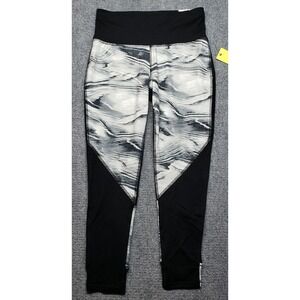 Xersion Yoga Pants Womens M Marble Multicolor Abstract Color Block Stretch New